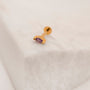 18k-gold-vermeil-and-oval-amethyst-cubic-zirconia-flat-back-labret-stud-earring-claire-hill-designs
