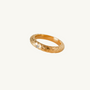 Lab-Grown Diamond Art Deco Gold Ring