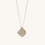 Diamond Art Deco Silver Necklace