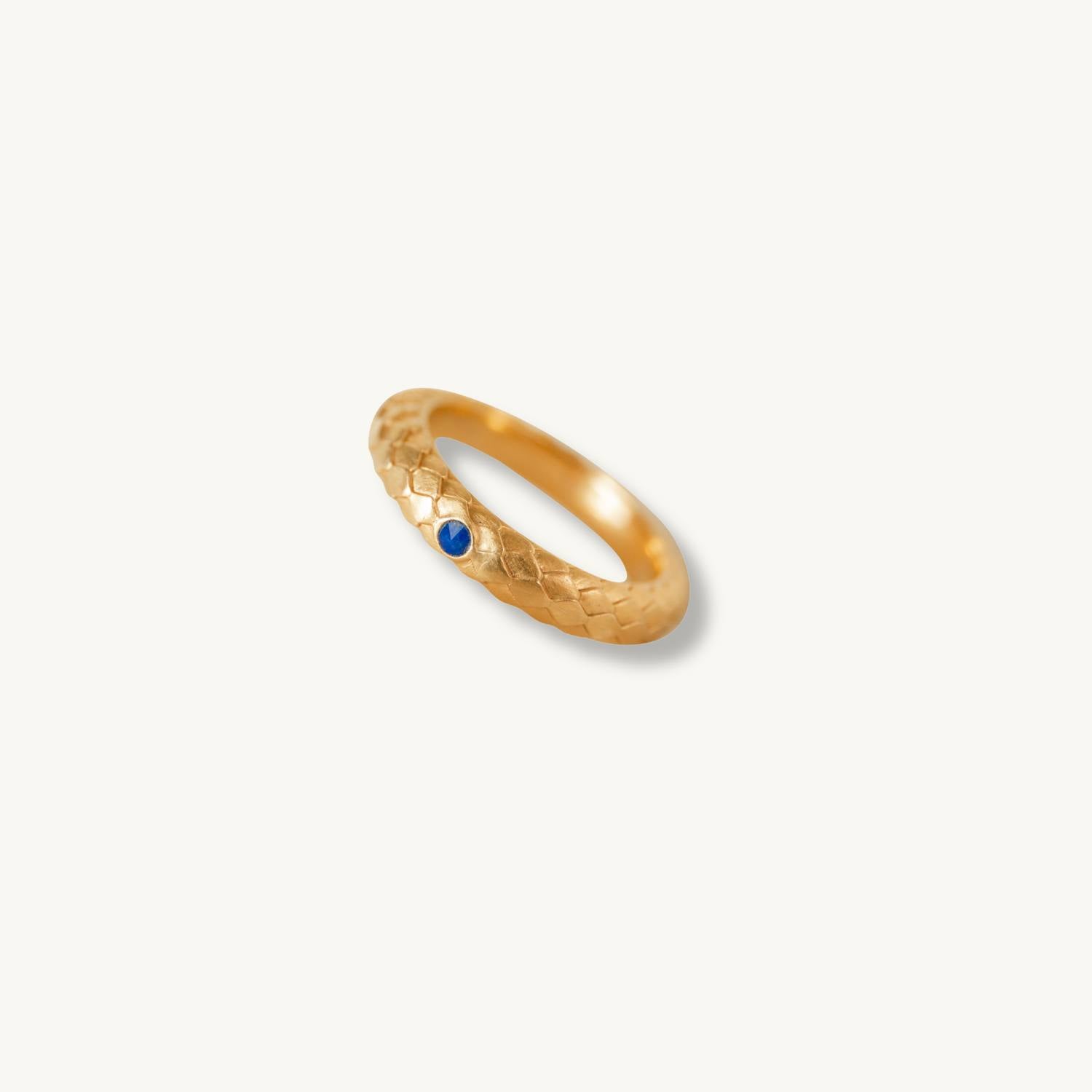 Art Deco Lapis Lazuli Gold Ring