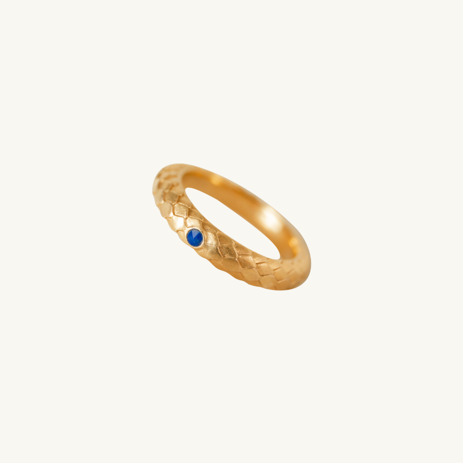 Art Deco Lapis Lazuli Gold Ring