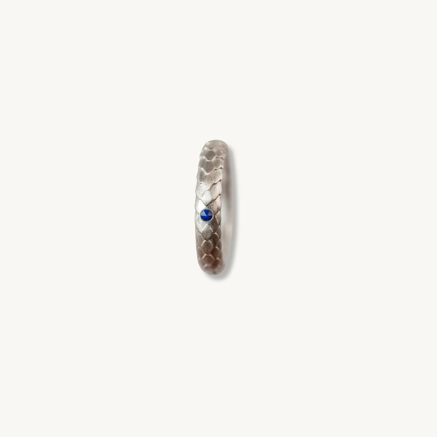 Art Deco Silver Lapis Lazuli Ring
