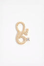 Brave Gold Shorthand Charm Pendant