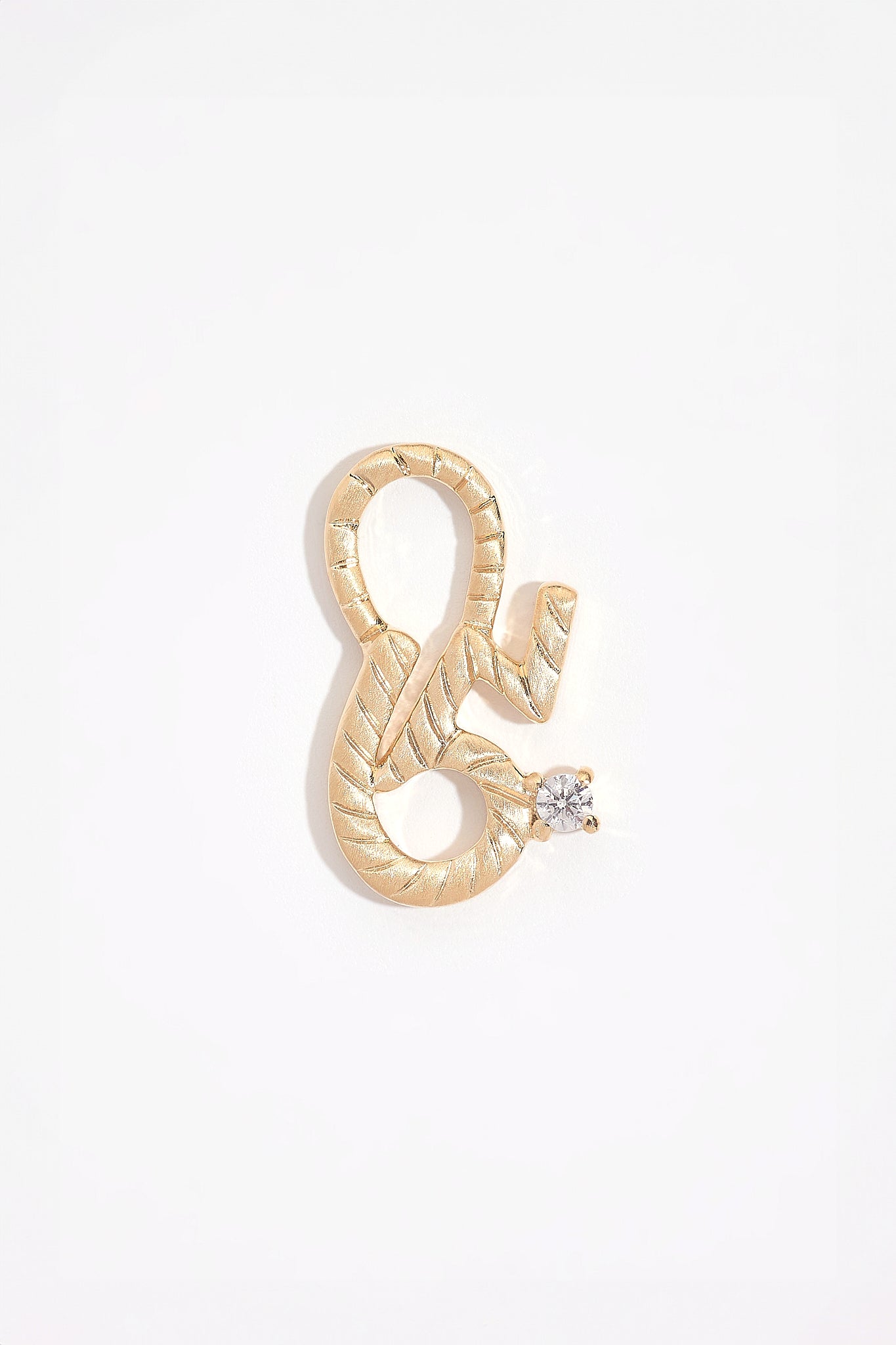 Brave Gold Shorthand Charm Pendant