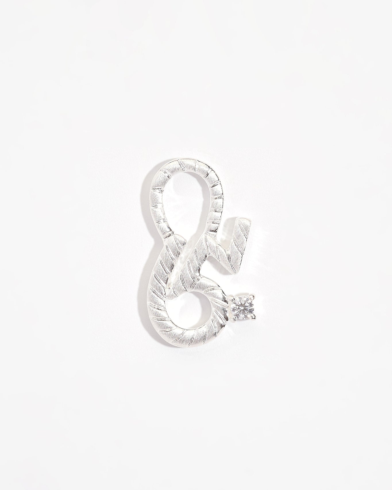 Brave Silver Shorthand Charm Pendant