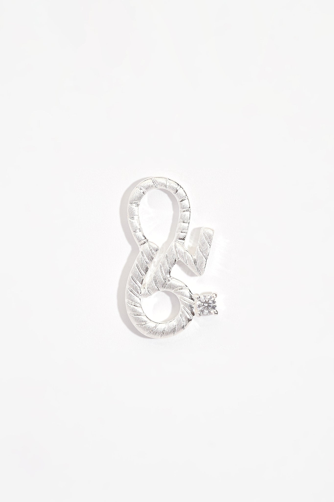 Brave Silver Shorthand Charm Pendant