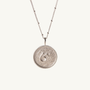 Brave Silver Shorthand Coin Necklace