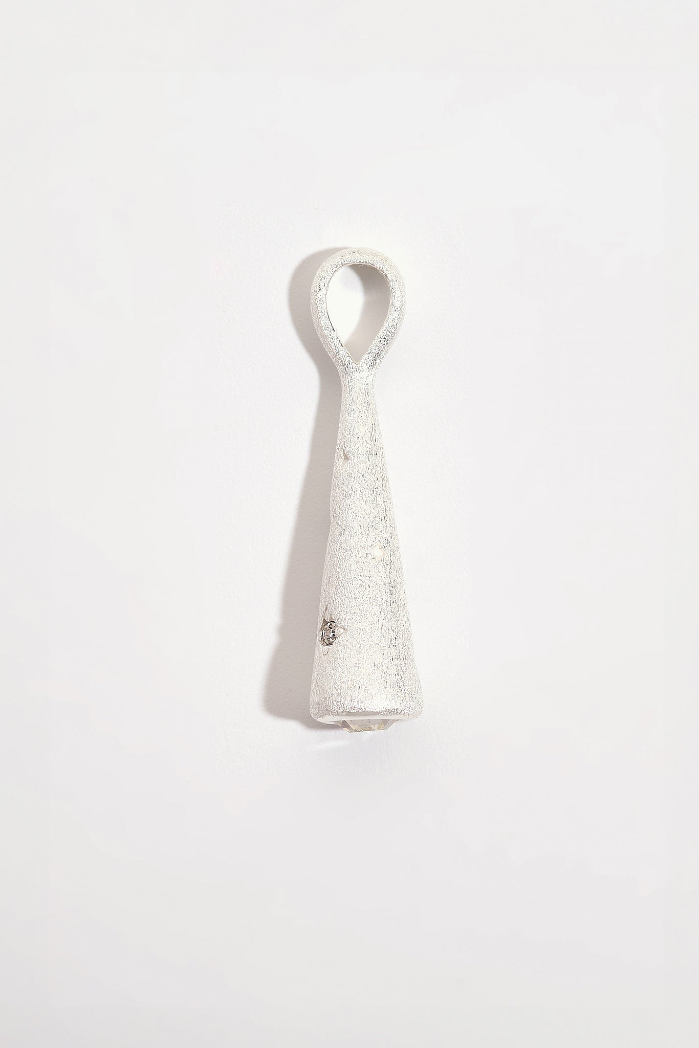 Sparkly Comet Silver Charm Pendant