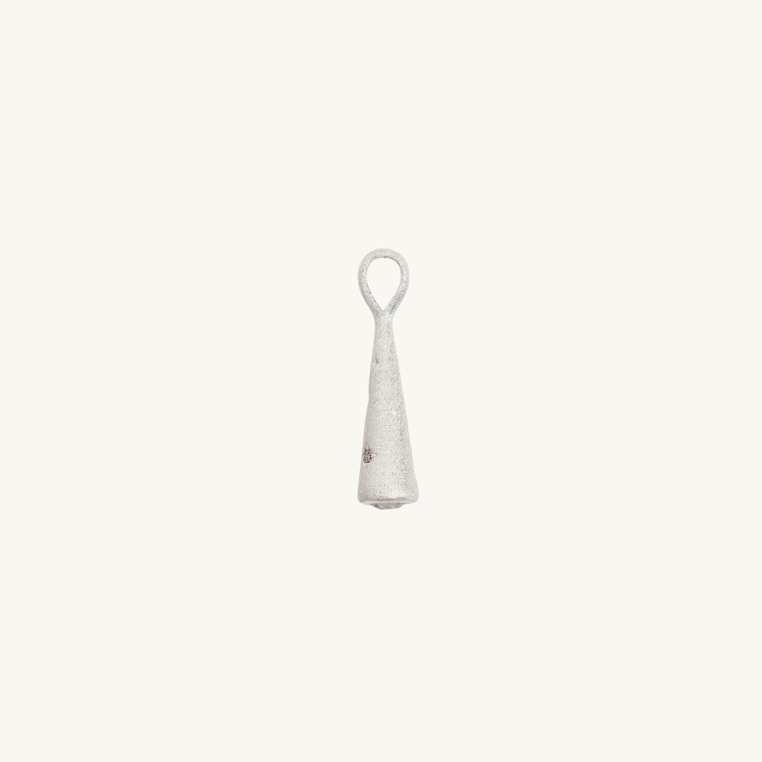Sparkly Comet Silver Charm Pendant