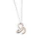Courage Silver Shorthand Charm Necklace