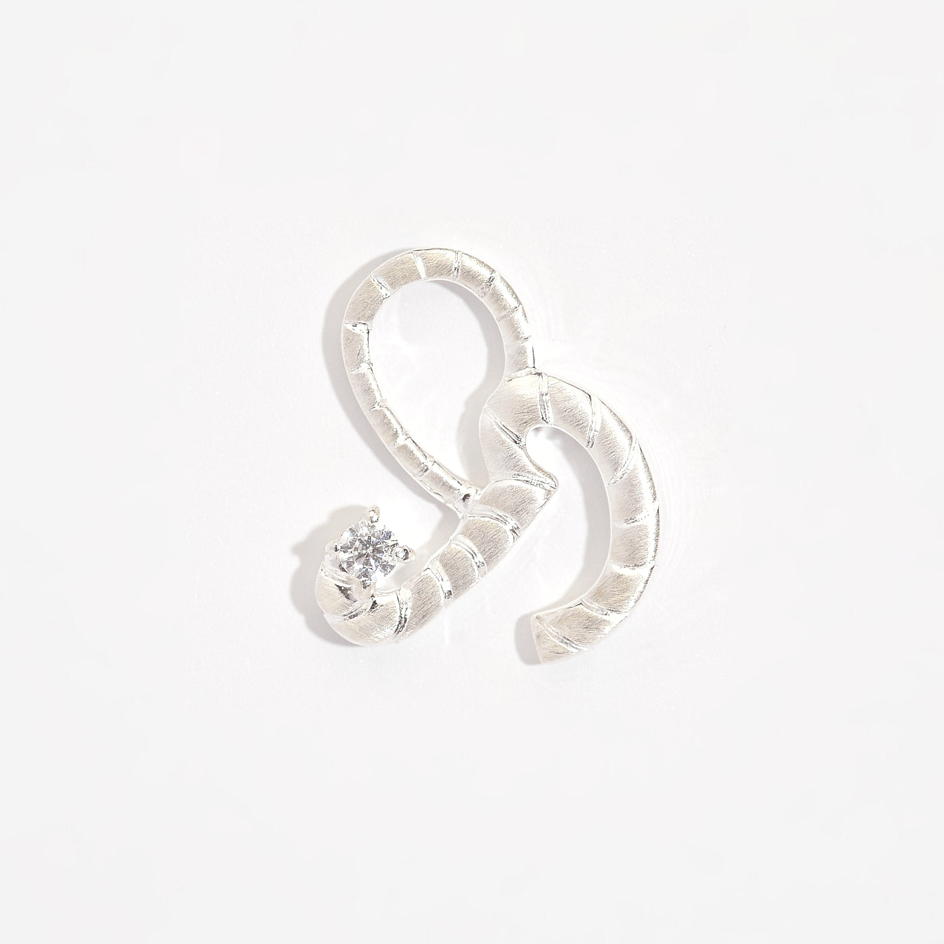Courage Silver Shorthand Charm Pendant