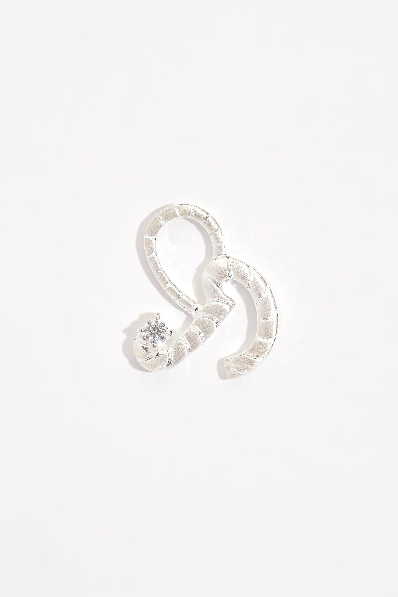 Courage Silver Shorthand Charm Pendant