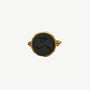 Difficult Woman Onyx Gold Ring