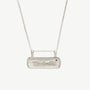 Difficult Woman Silver Bar Necklace
