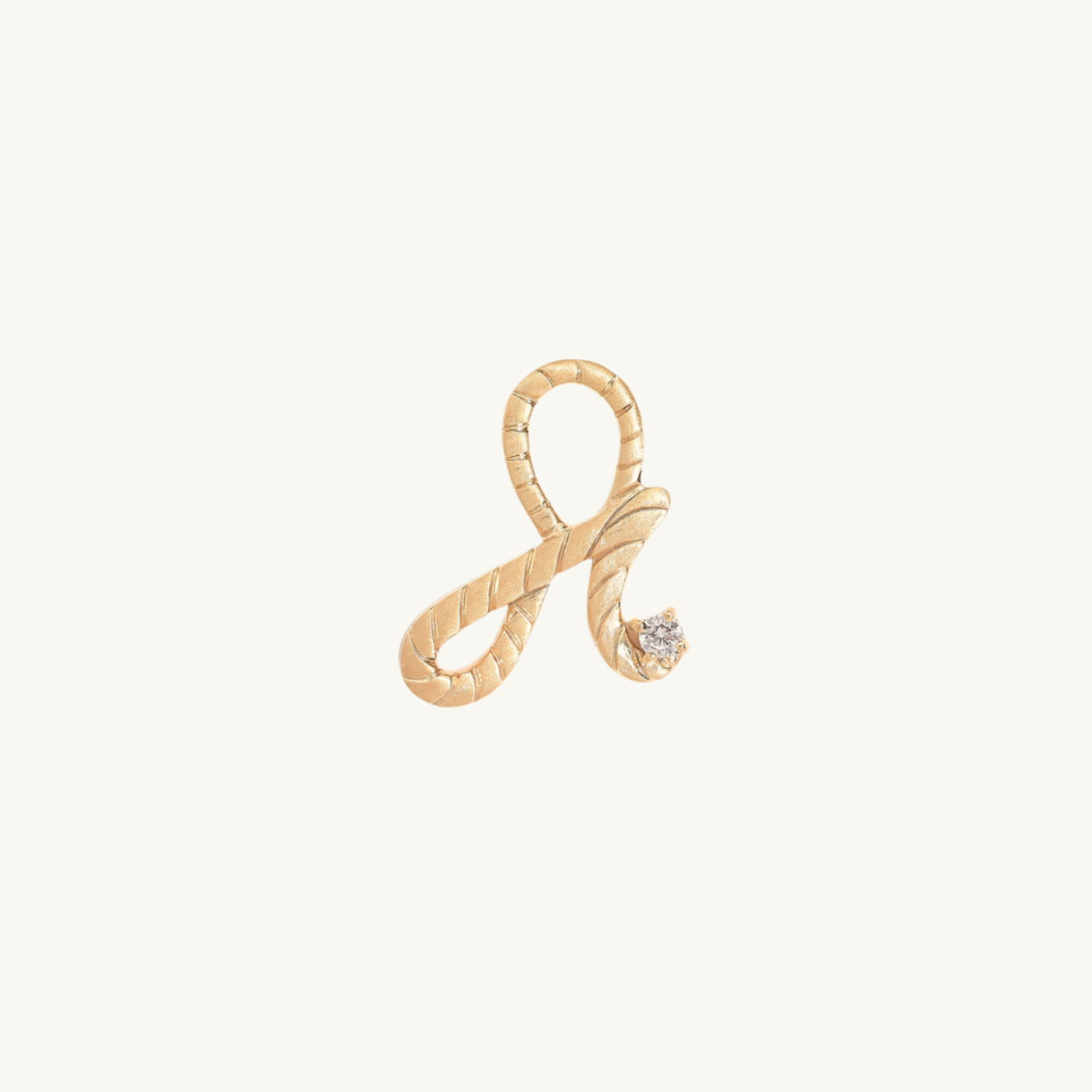 Fearless Gold Shorthand Charm Pendant