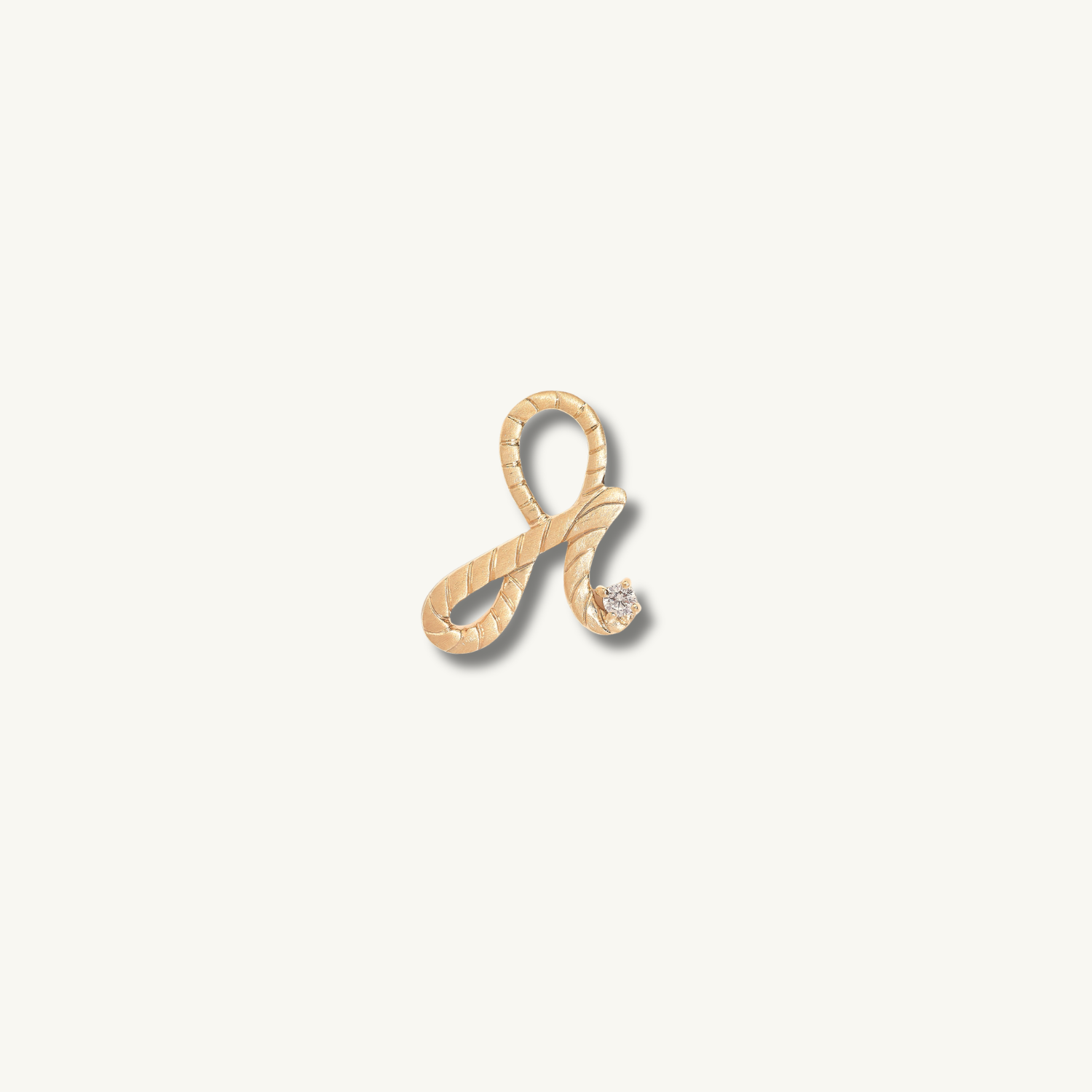 Fearless Gold Shorthand Charm Pendant