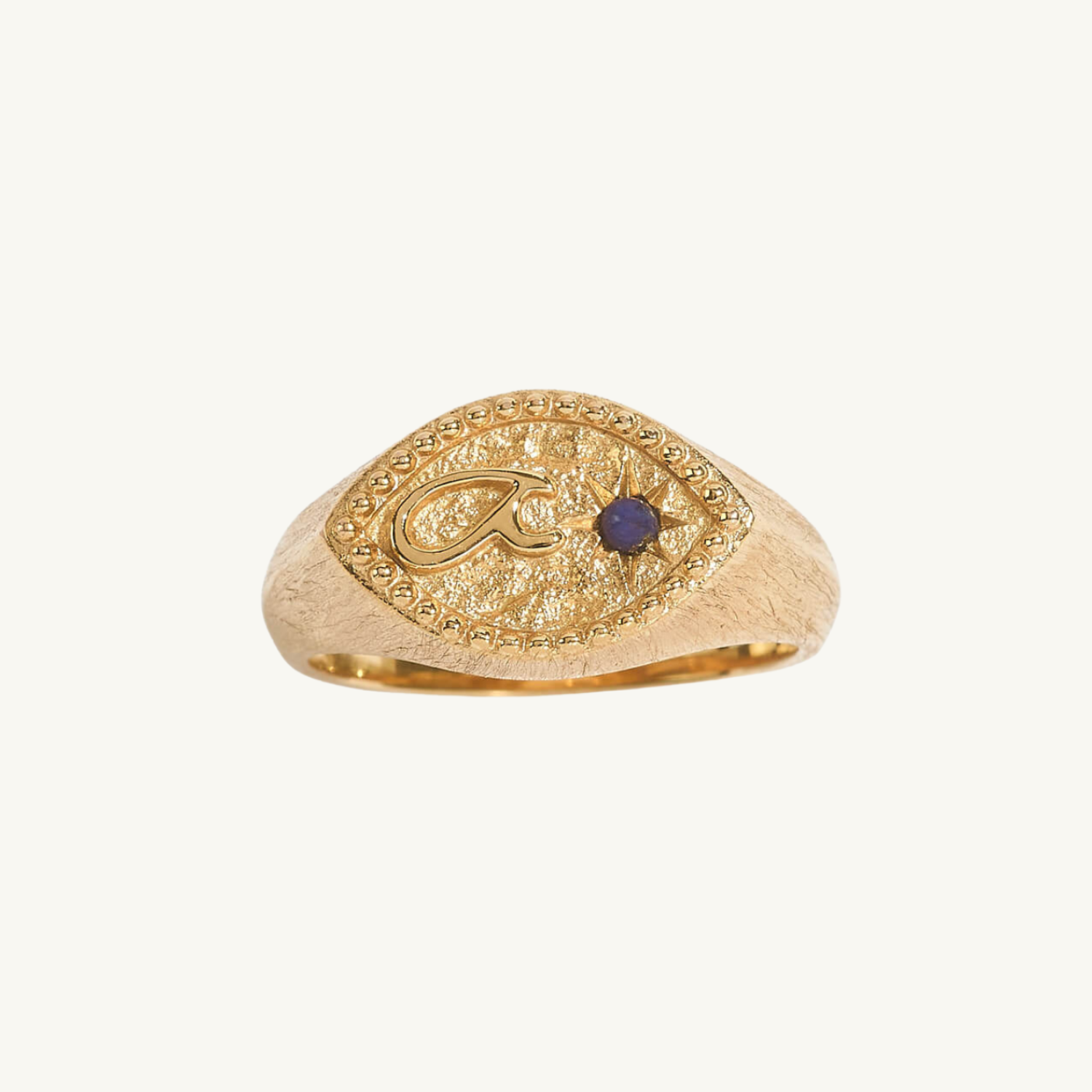Fuck Gold Shorthand Signet Ring