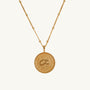 “Fuck” Gold Shorthand Coin Necklace