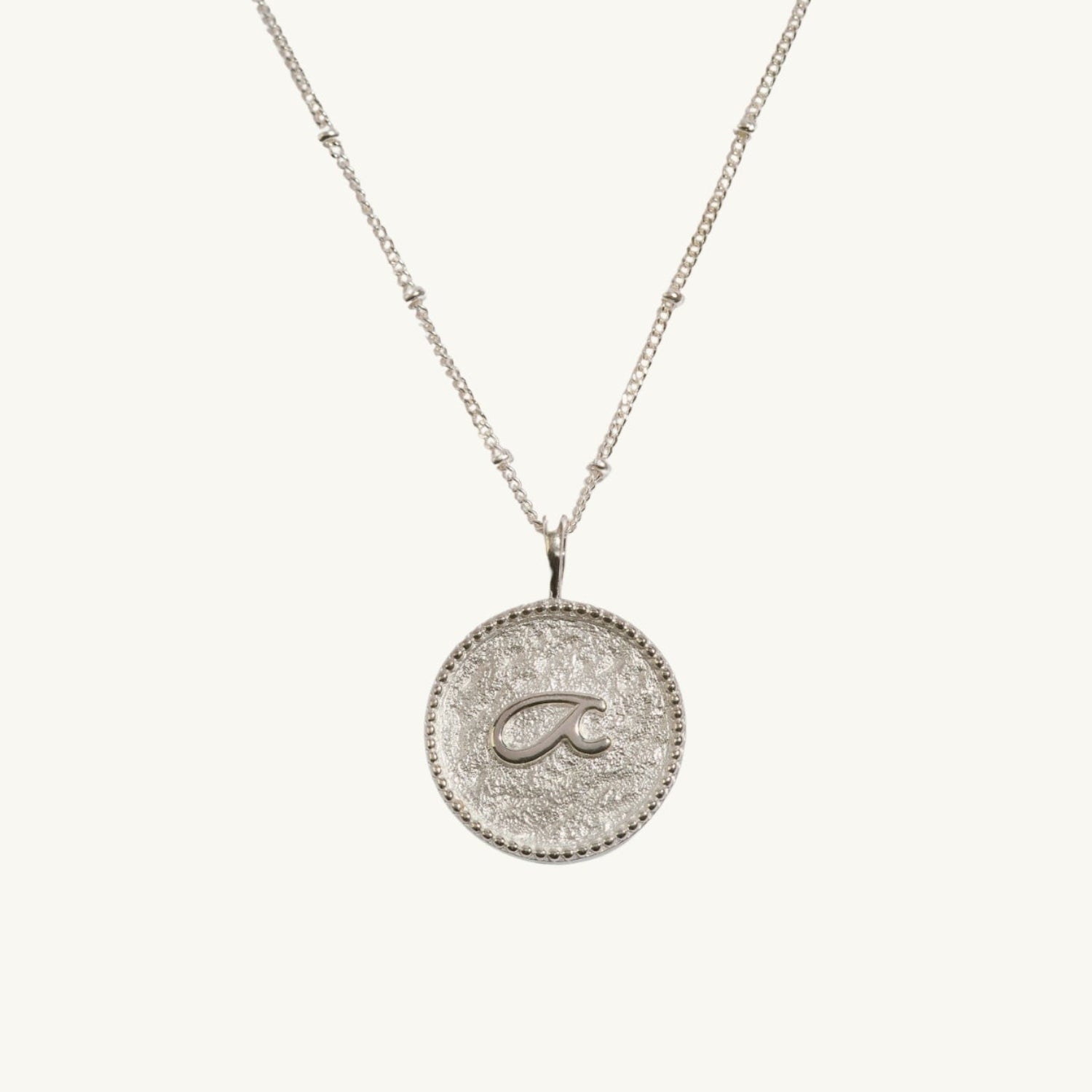 “Fuck” Silver Shorthand Coin Necklace