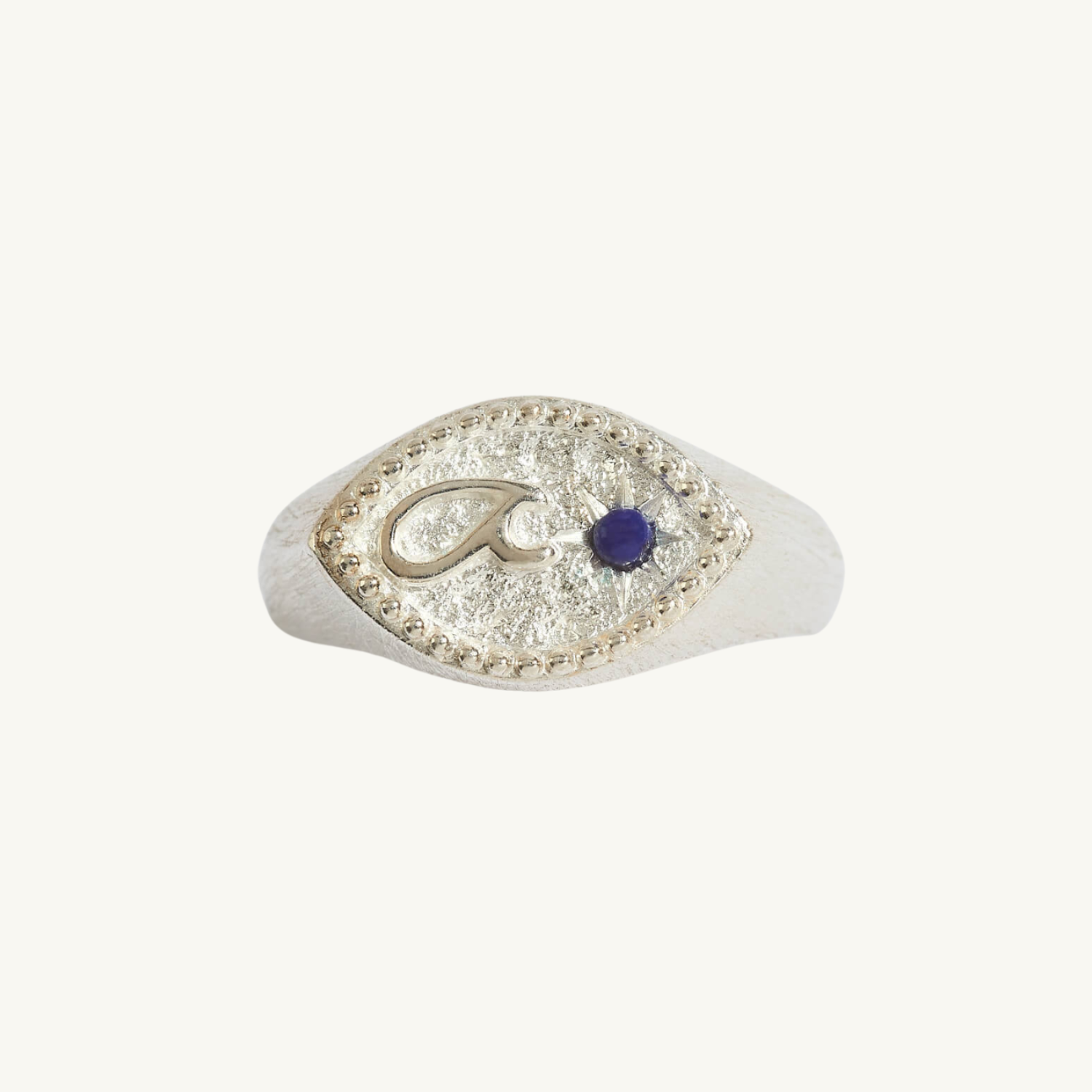 Fuck Silver Shorthand Signet Ring