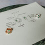 Emerald Gold Branch Hoop Earrings