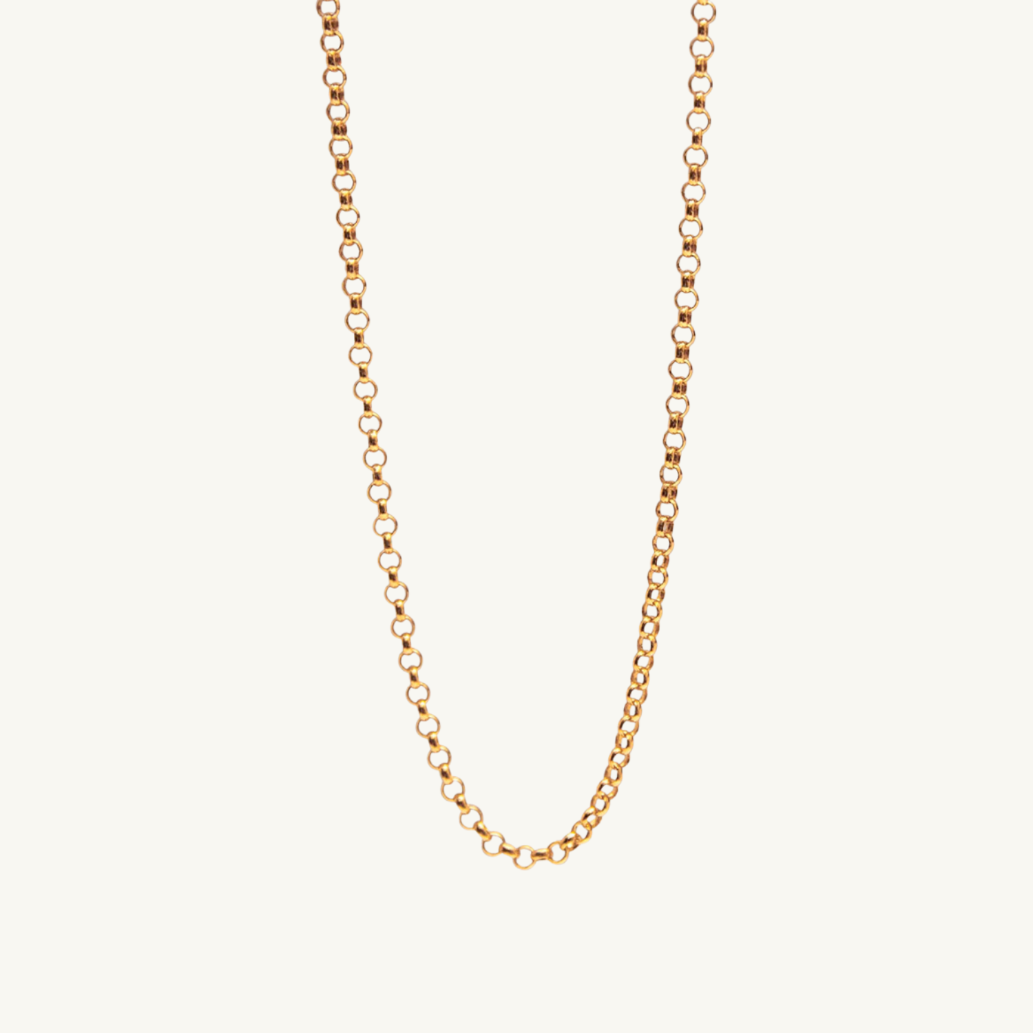 Belcher Rolo Gold Chain Necklace