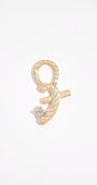 Great Gold Shorthand Charm Pendant