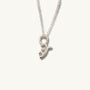 Great Silver Shorthand Charm Necklace