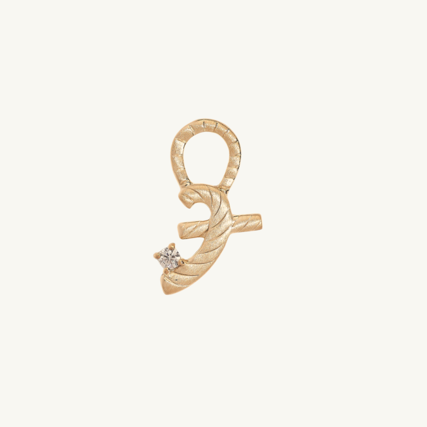 Great Gold Shorthand Charm Pendant