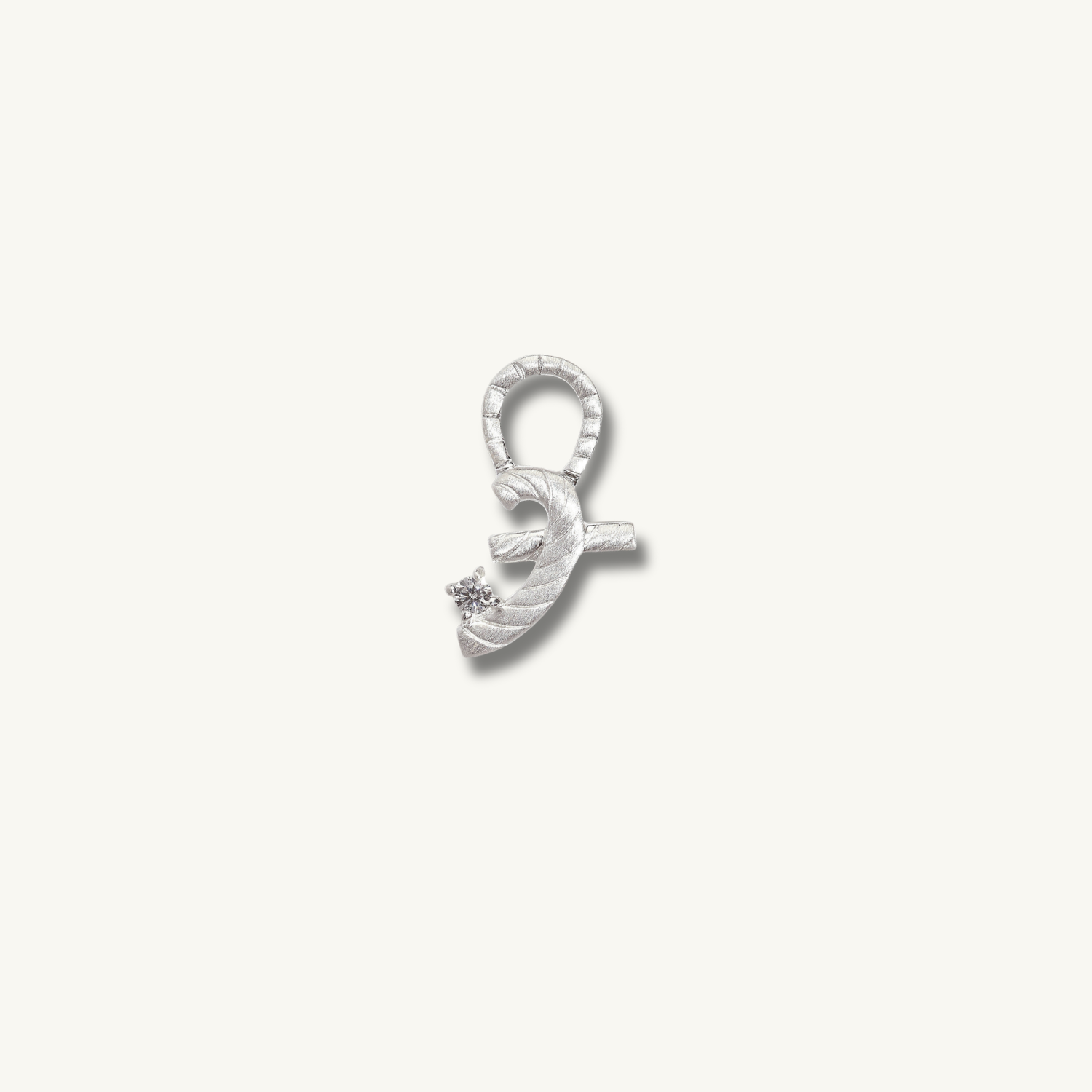 Great Silver Shorthand Charm Pendant