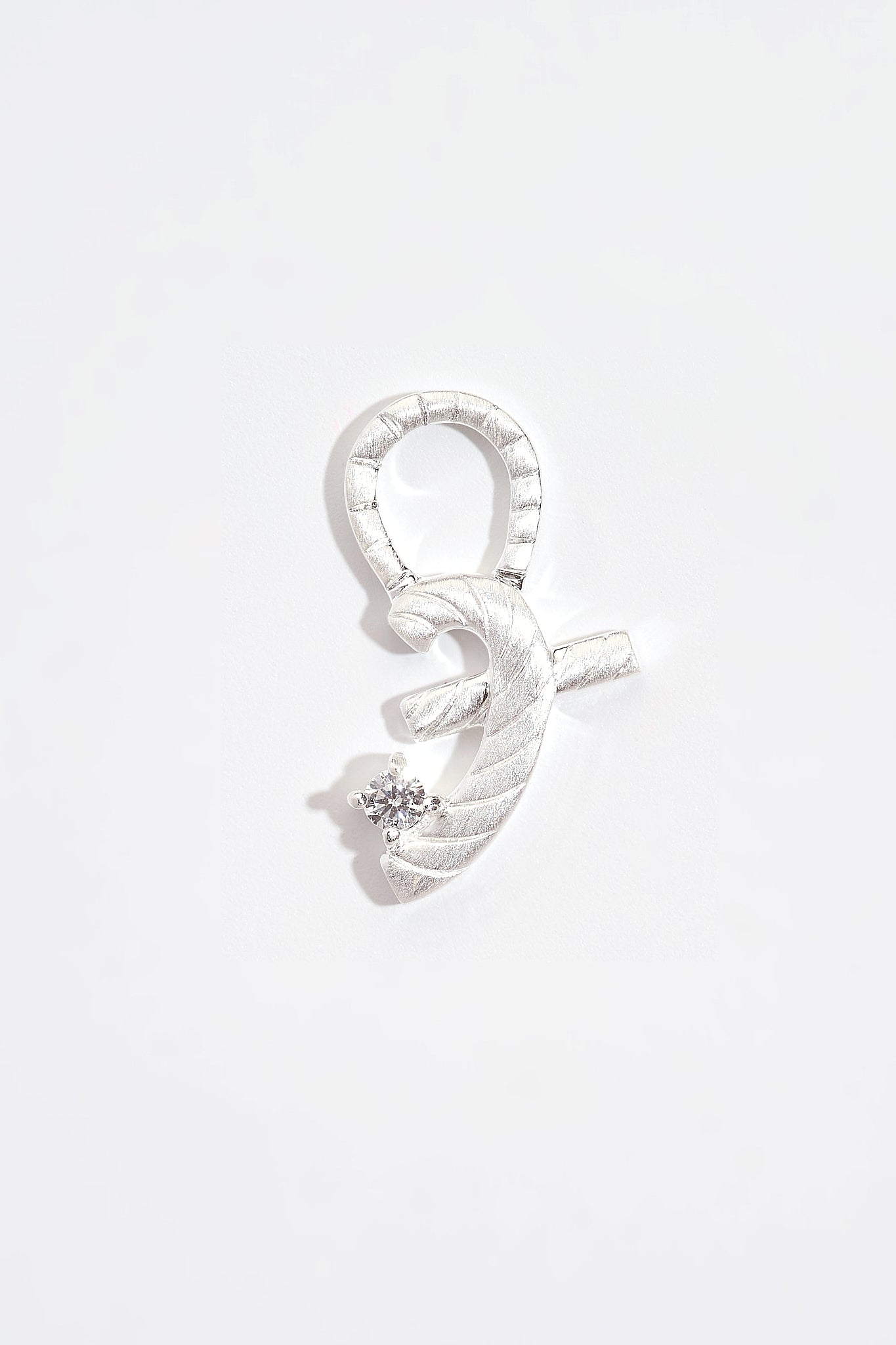 Great Silver Shorthand Charm Pendant
