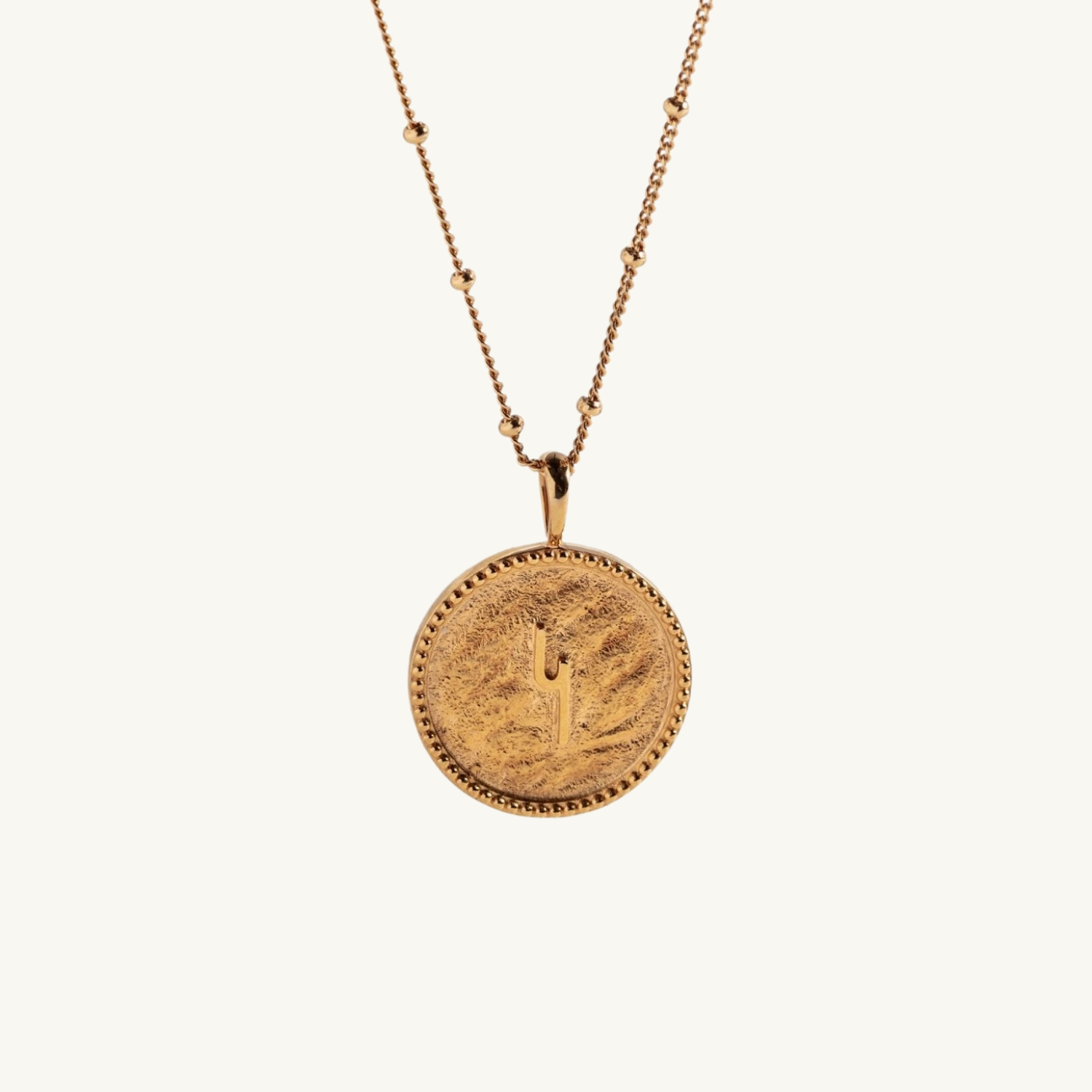 "Hope" Gold Coin Necklace