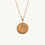 "Inspire" Gold Coin Necklace