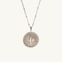 "Inspire" Silver Coin Necklace