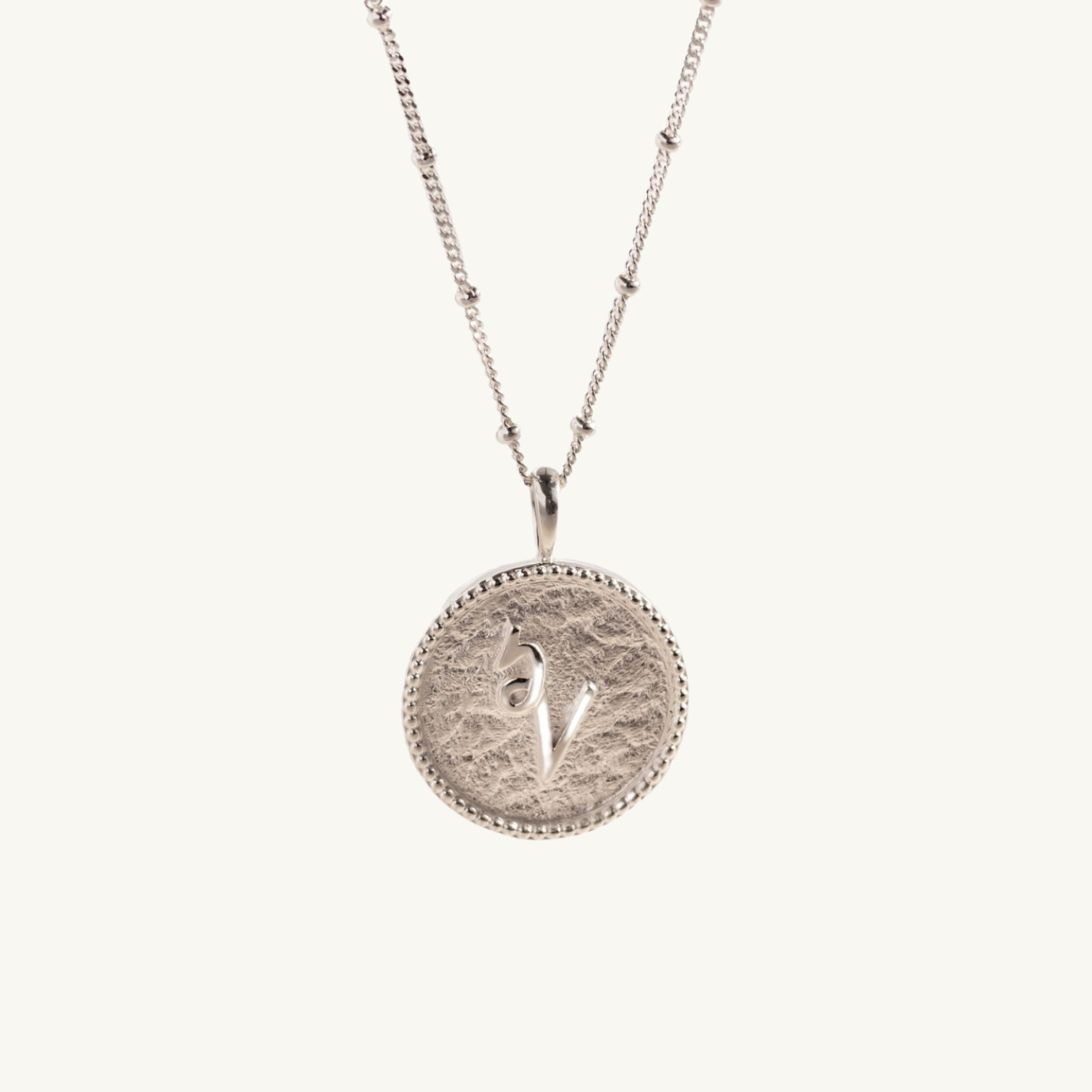 "Inspire" Silver Coin Necklace