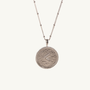 "Kind/Knowledge" Silver Coin Necklace