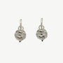 Know Your Worth Silver Huggie Hoops