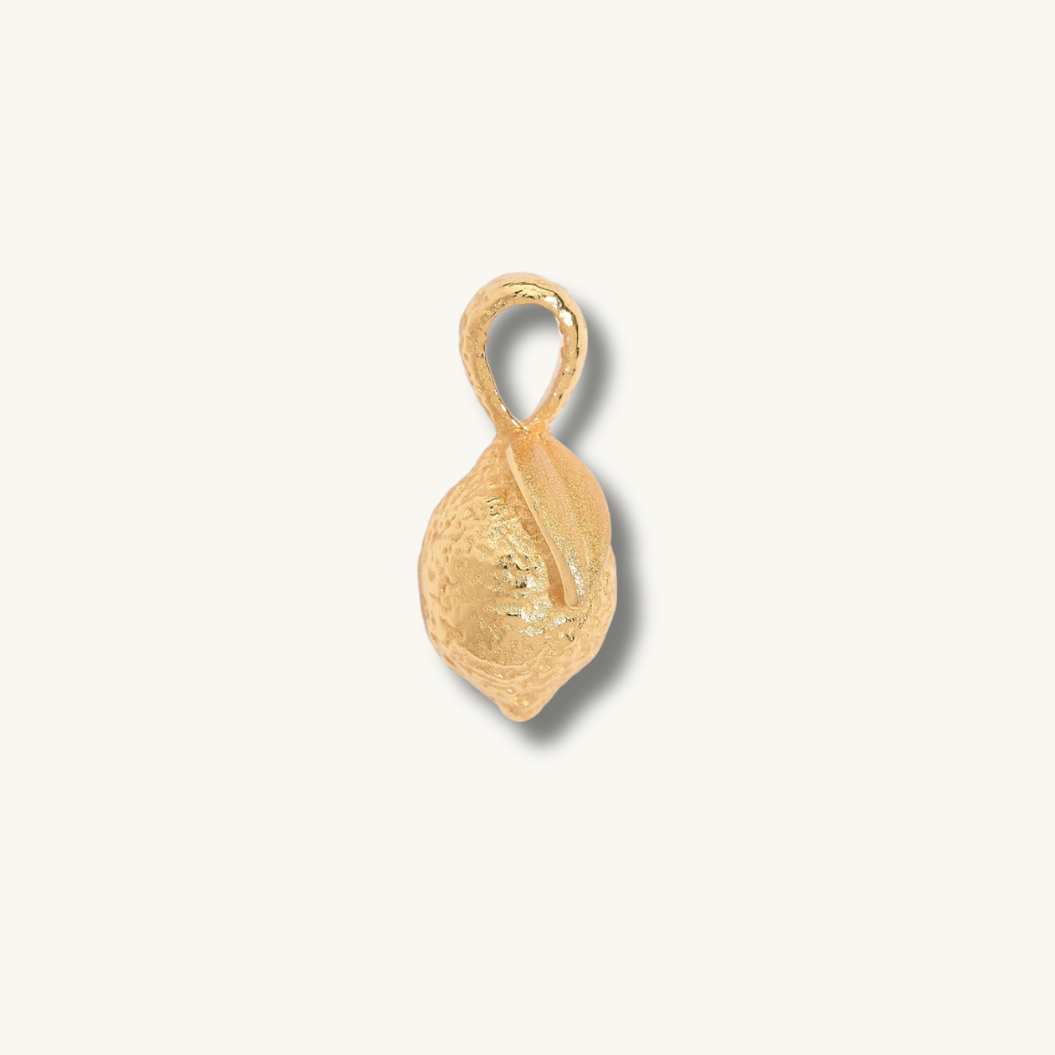 Lemon Gold Charm Pendant