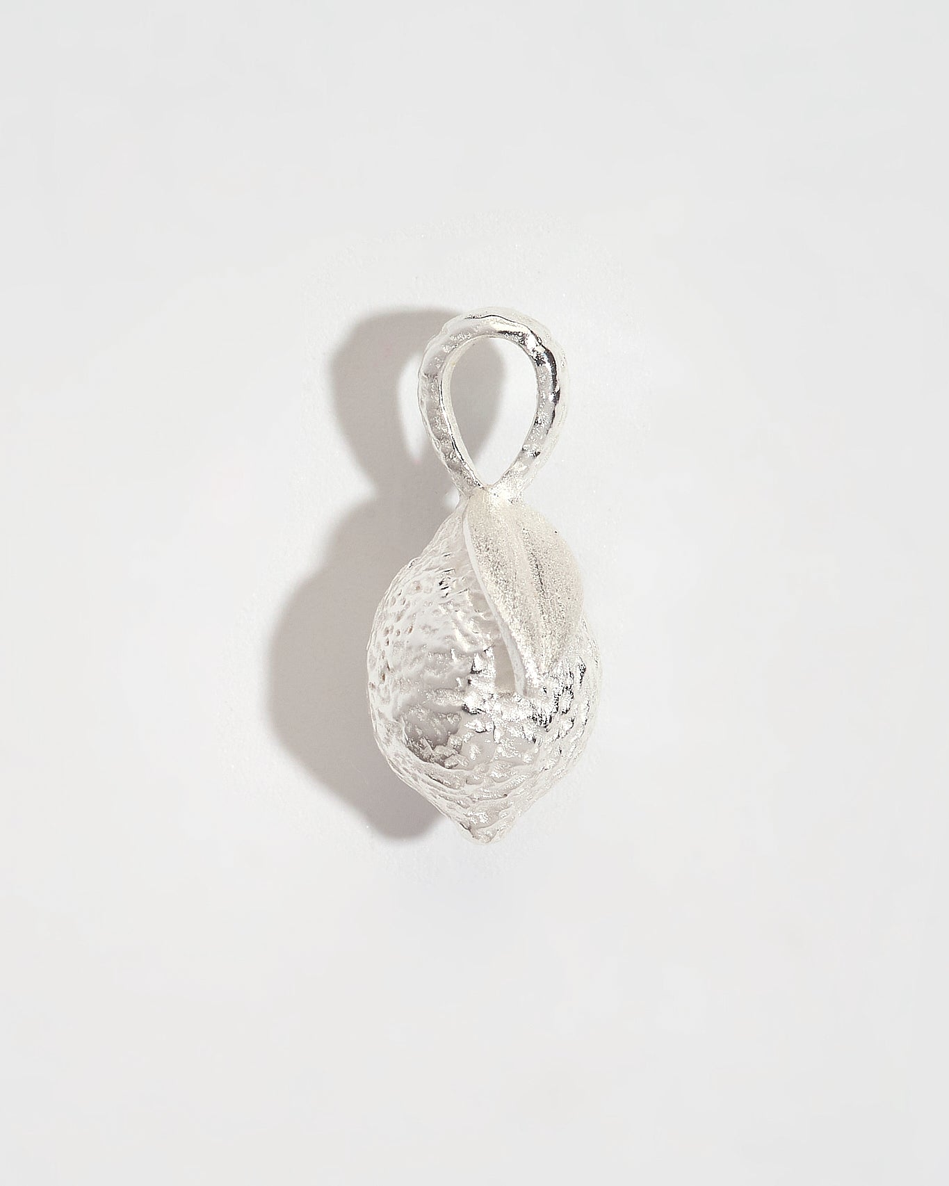 Lemon Silver Charm Pendant
