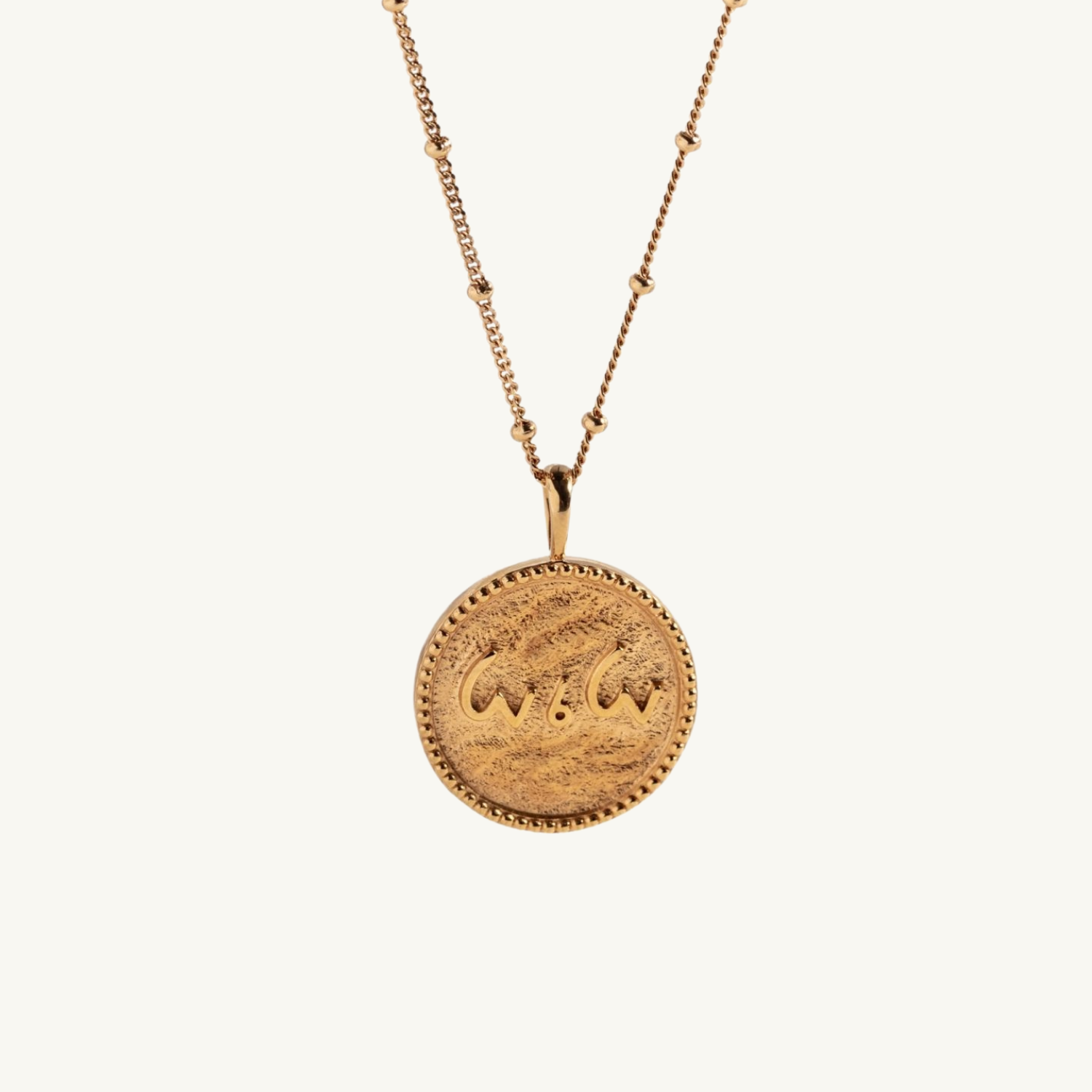 "Love is Love" Gold Coin Necklace