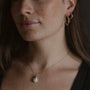 Pearl Gold Vermeil Lichen Pendant Necklace