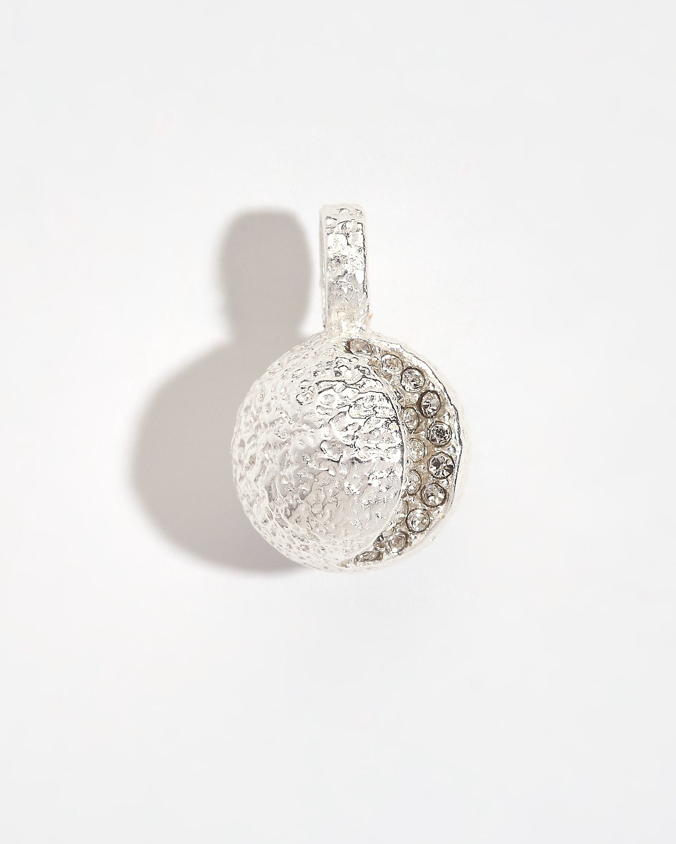 Silver Moon Charm Pendant