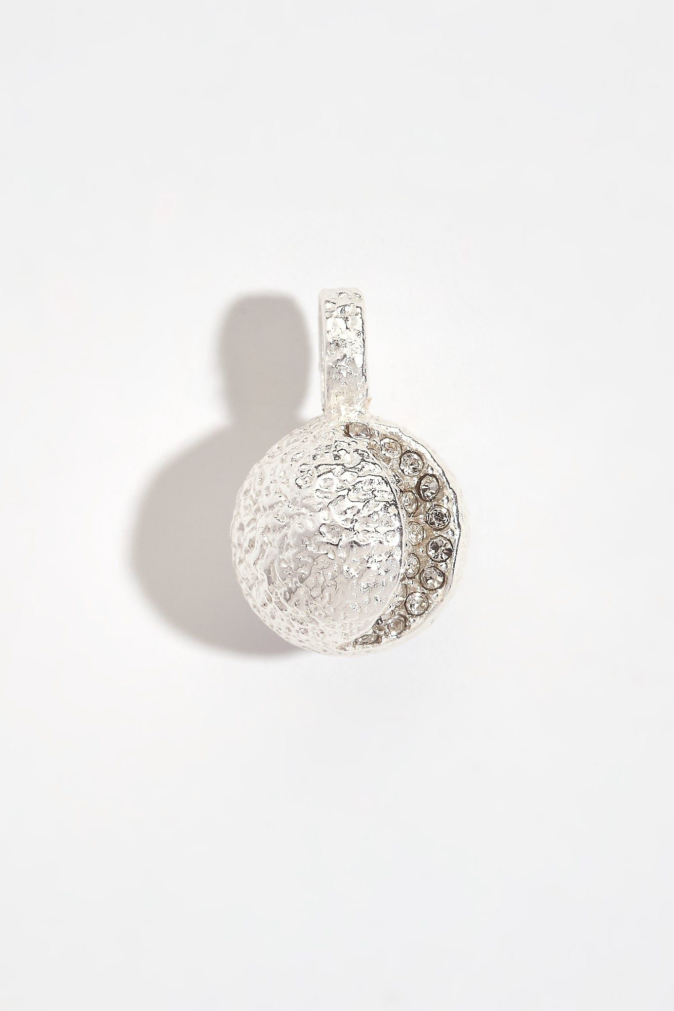 Silver Moon Charm Pendant