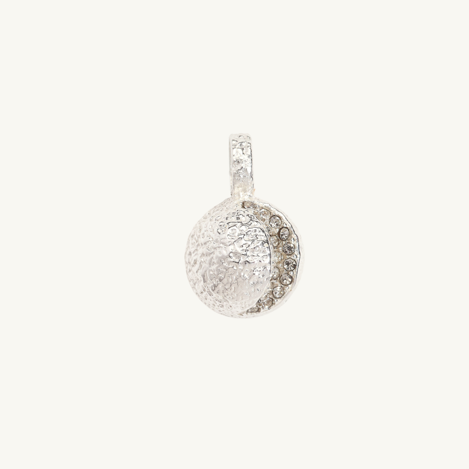 Silver Moon Charm Pendant