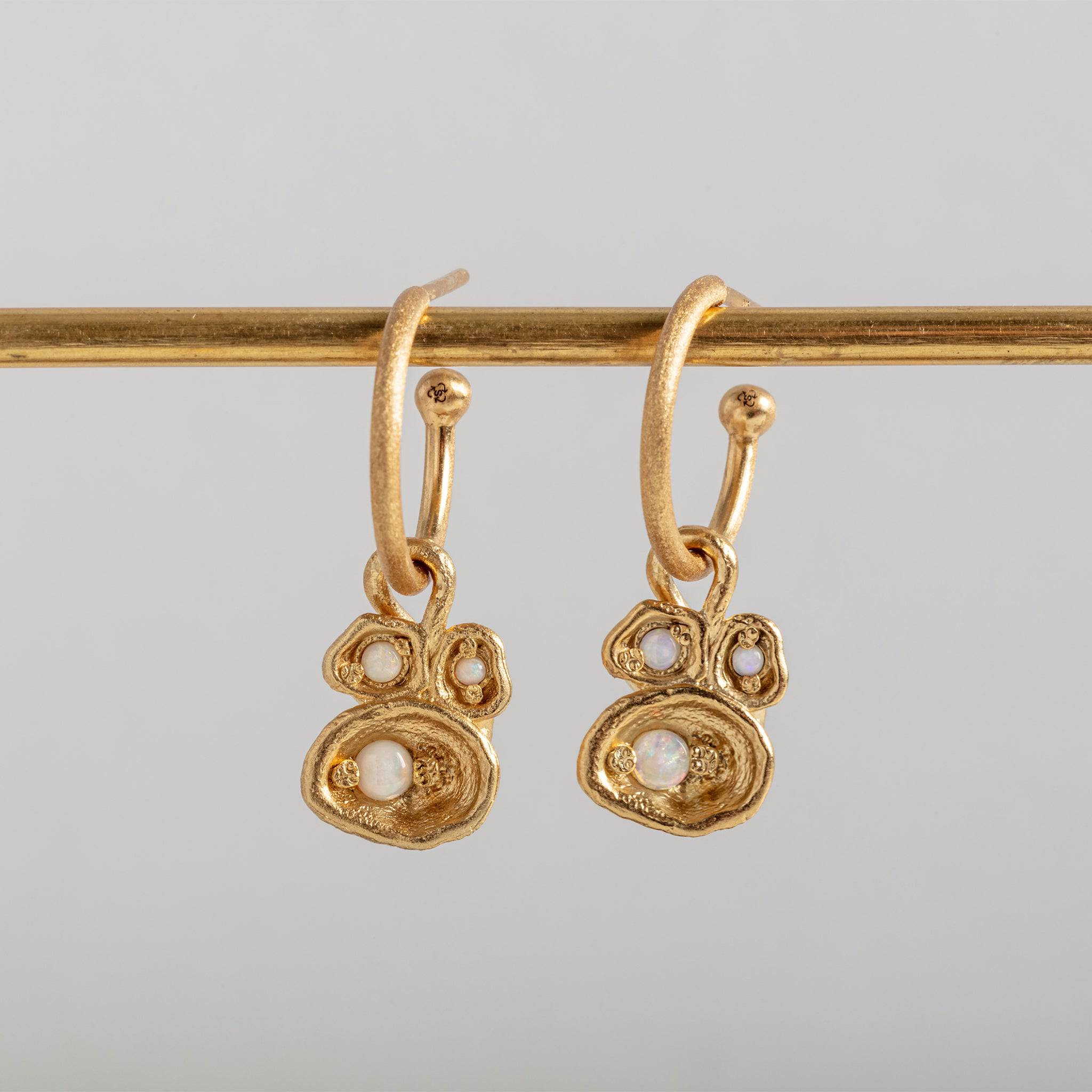Best 14k two tone gold hoop earrings store