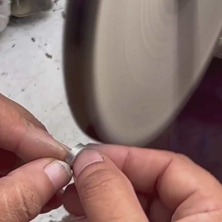 Making of opal hoops