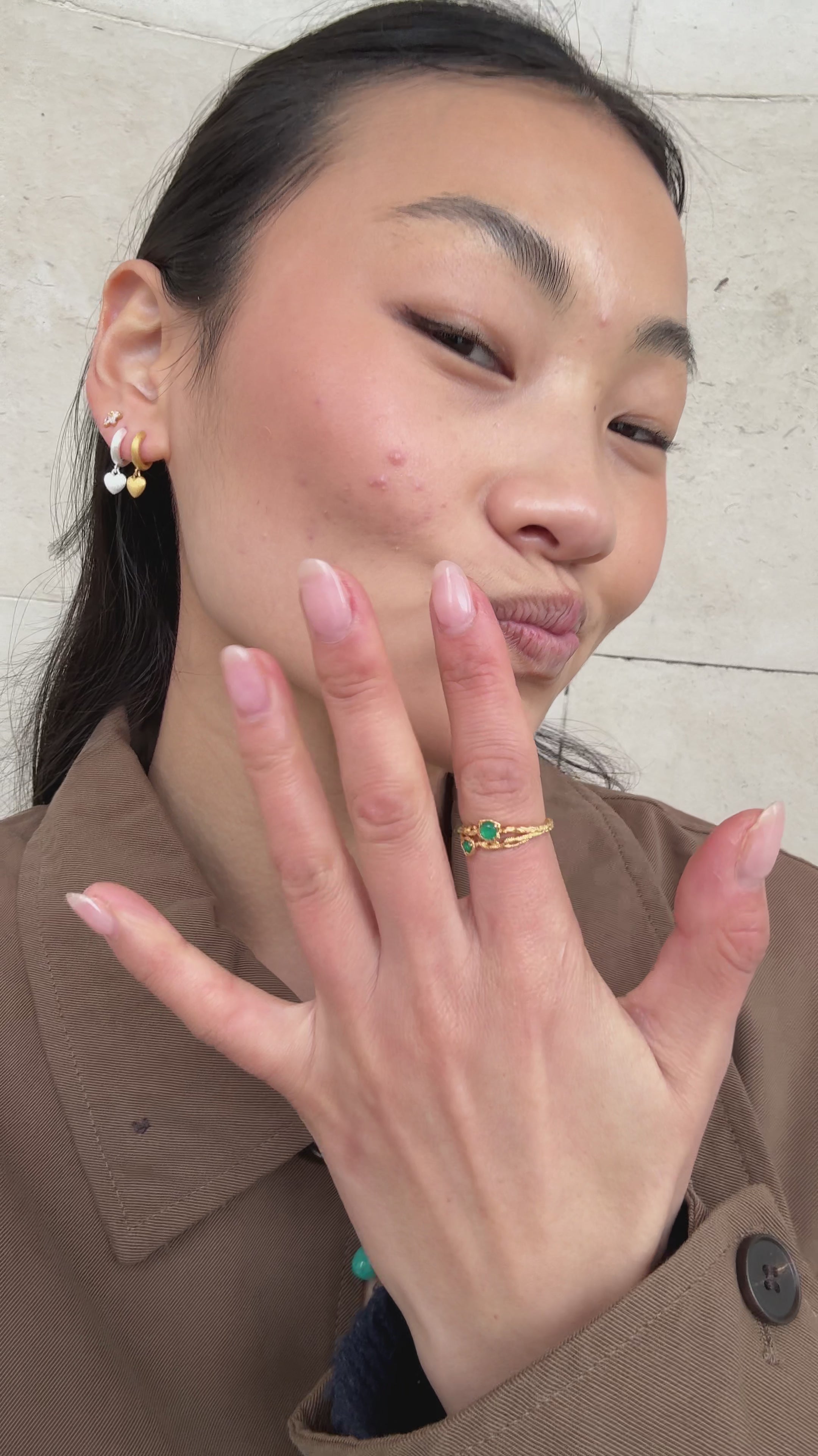 Jade wears gemstone jewellery