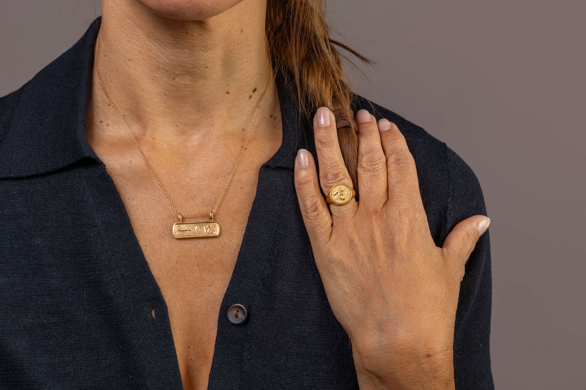 Rebel Gold Signet Ring