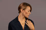 model wears Rebel Gold Signet Ring