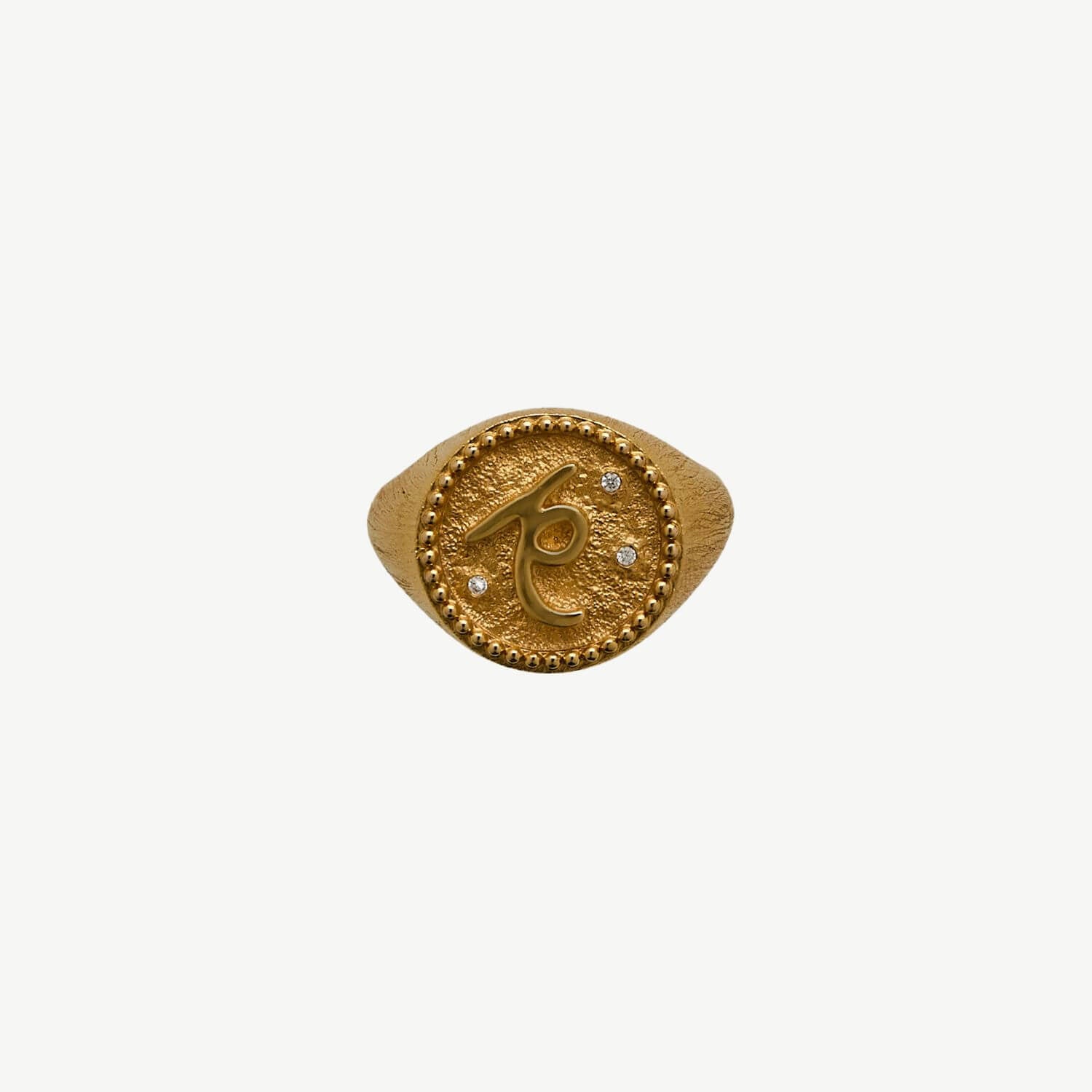Rebel Gold Signet Ring